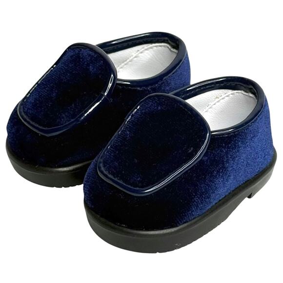 American Girl Blue Suede Shoes Twilight Outfit Accessories Velvet Faux Leather - Picture 5 of 7